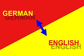 translate any text from English to German and vice versa