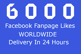 add 6000 Likes On Your Facebook Page
