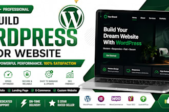 create a modern wordpress website