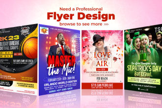 design a professional flyer for your business in few hours