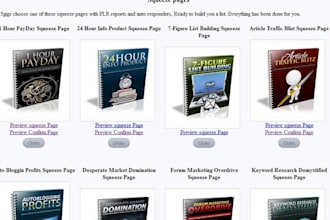 setup one convertible squeeze page for you to build a massive list