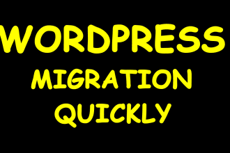 do wordpress website migration or transfer website