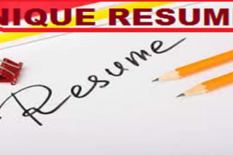 design an impressive resume curriculum and cover letter