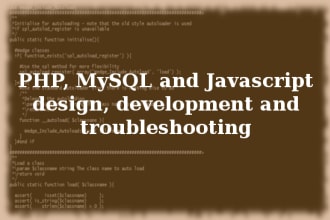 do PHP,mysql,javascript development or bug fixes