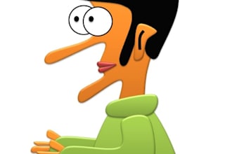 teach you to draw cartoon characters in powerpoint