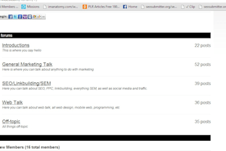 create 20 posts on your forum