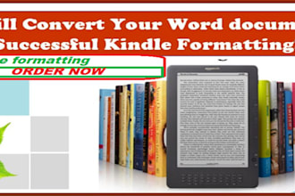 format your word doc into kindle format