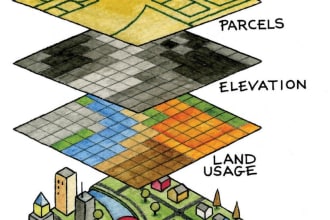 create maps in gis and google earth