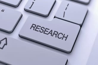 do internet Research for 1 hour