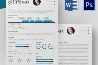 design professional resume,CV,curriculum vitae