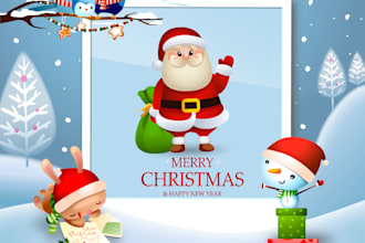 draw christmas and halloween illustrations