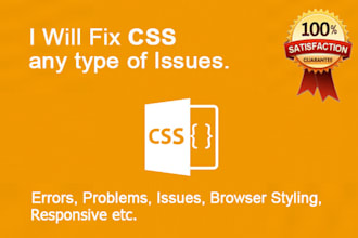 fix any css or responsive issue