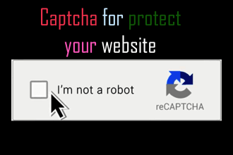 add captcha to protect your website