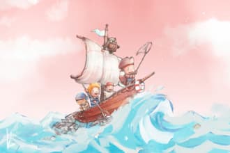 draw children book illustration