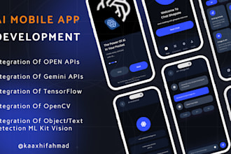 develop mobile app android app in kotlin, ios swift and flutter