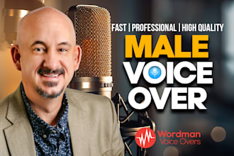 record an american midwest male voice over