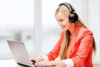 do a quality transcription for any english audio or video