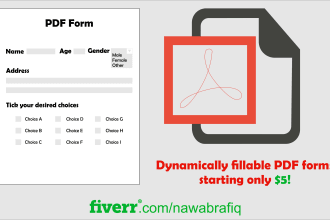 create a fillable PDF form design in adobe acrobat dc