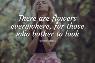 design 50 beauty inspirational quotes for social media
