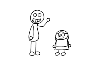 draw you a silly picture or comic