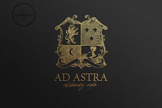 design vintage or family crest logo design