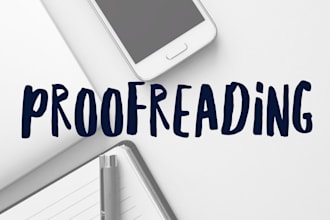 proofread 500 words of text