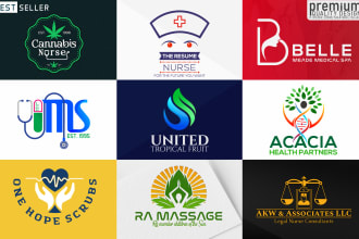 do medical nursing healthcare natural spa cannabis cbd logo