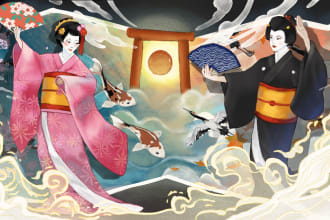 create digital illustration and concept art
