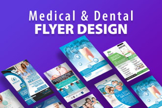 design an attractive medical, dental flyer