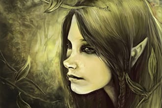 create a fantasy painting of absolutely anything