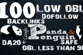 do 100 low obl high da dofollow backlinks