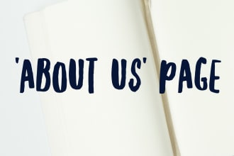 write an amazing about us page