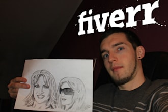 draw a portrait or anything you want from the picture you provide me