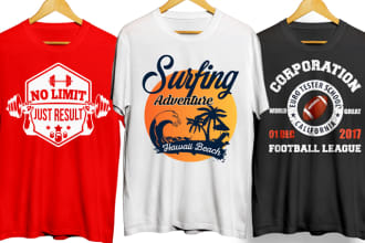 do custom typography t shirt design