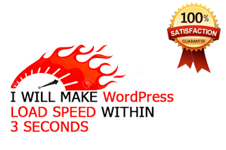 make wordpress load speed within 3 seconds