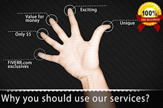 help PROMOTE Your Company or Services with Top 5 Reasons Logo Intro Reveal Video
