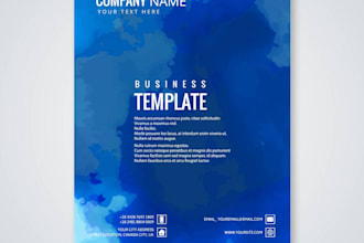 design beautiful flyers and posters