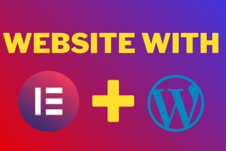 design a responsive wordpress website or landing page using elementor pro