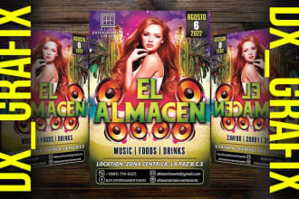 do eye catching event, club, party, sports flyer