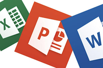 do whatever you need in ms excel and word