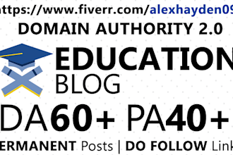 submit guest post in education blog da 60 plus