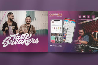 design a professional media kit, epk, press kit