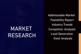 conduct a powerful comprehensive market research analysis