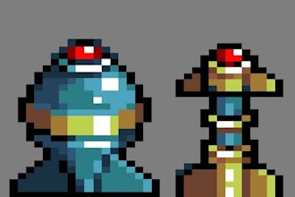 draw a retro sprite for you