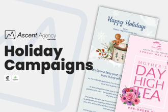 create a holiday mail chimp template campaign