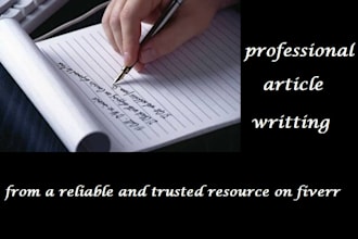 write article on any topic