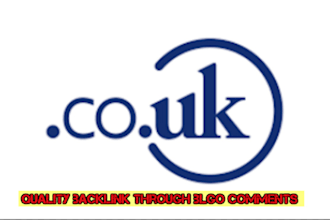 supply UK backlinks through blog comments