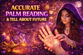 do accurate palm reading and tell about future