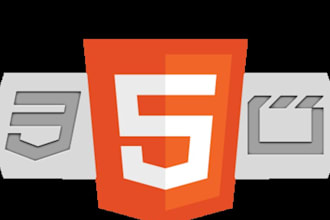 create a Porfessional Website in HTML5