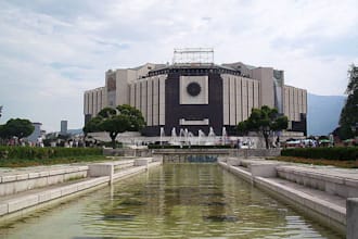 make photos of anything you want near a famous building in Sofia,Bulgaria